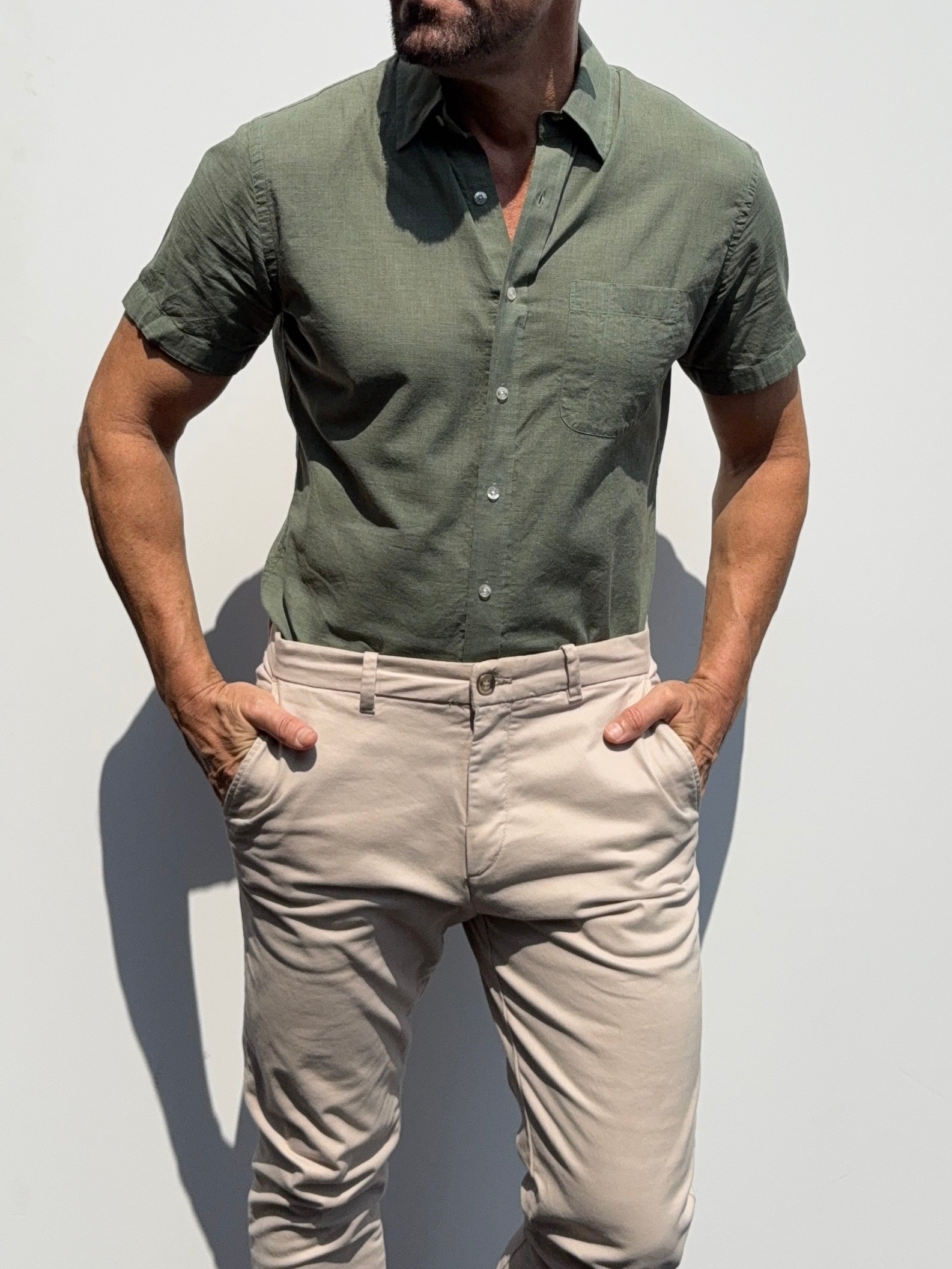 Super Lightweight Cotton - Moss Green