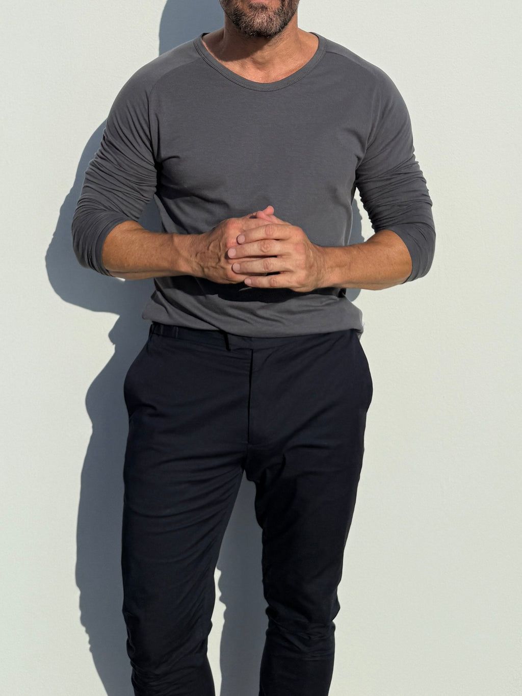 Raglan Sleeve T-shirt in Tedra™ - Slate
