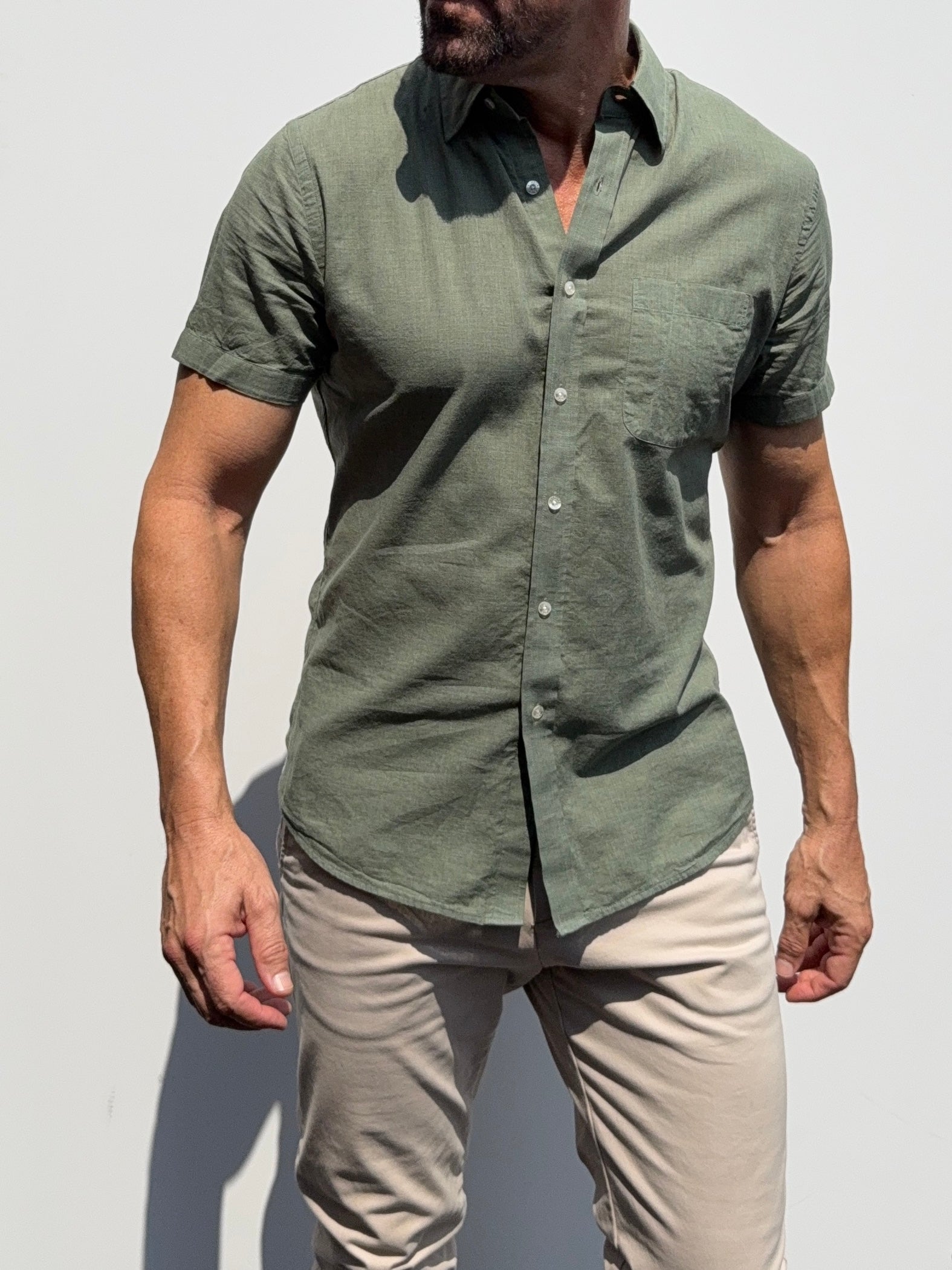 Super Lightweight Cotton - Moss Green