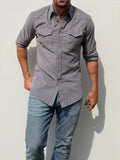 The Corduroy Western - Gunmetal Gray