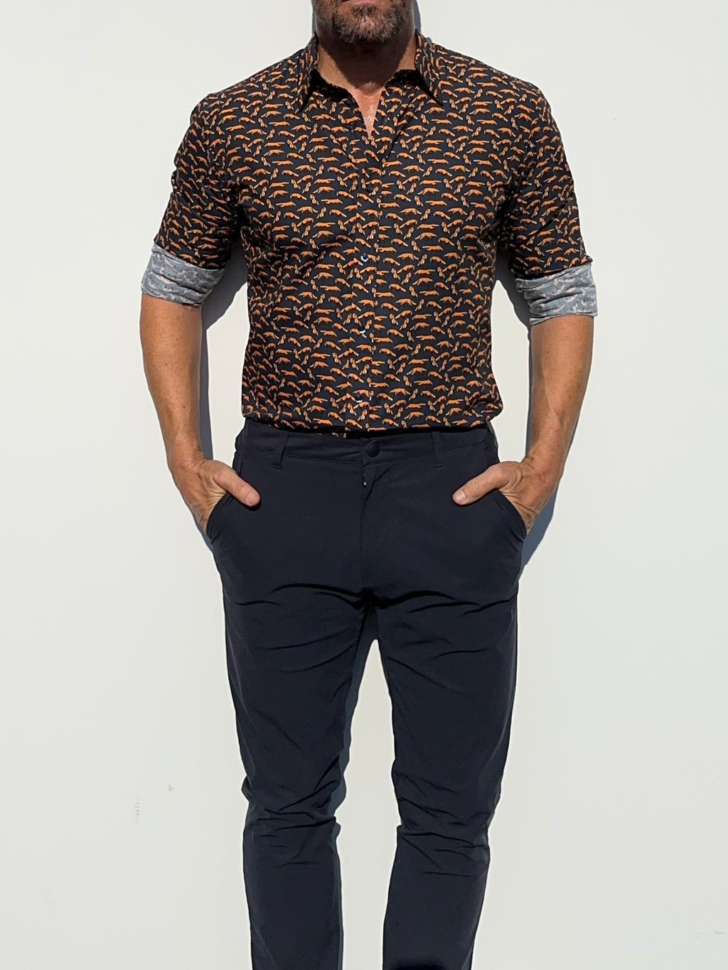 Small Print Party Shirt - Fox Party