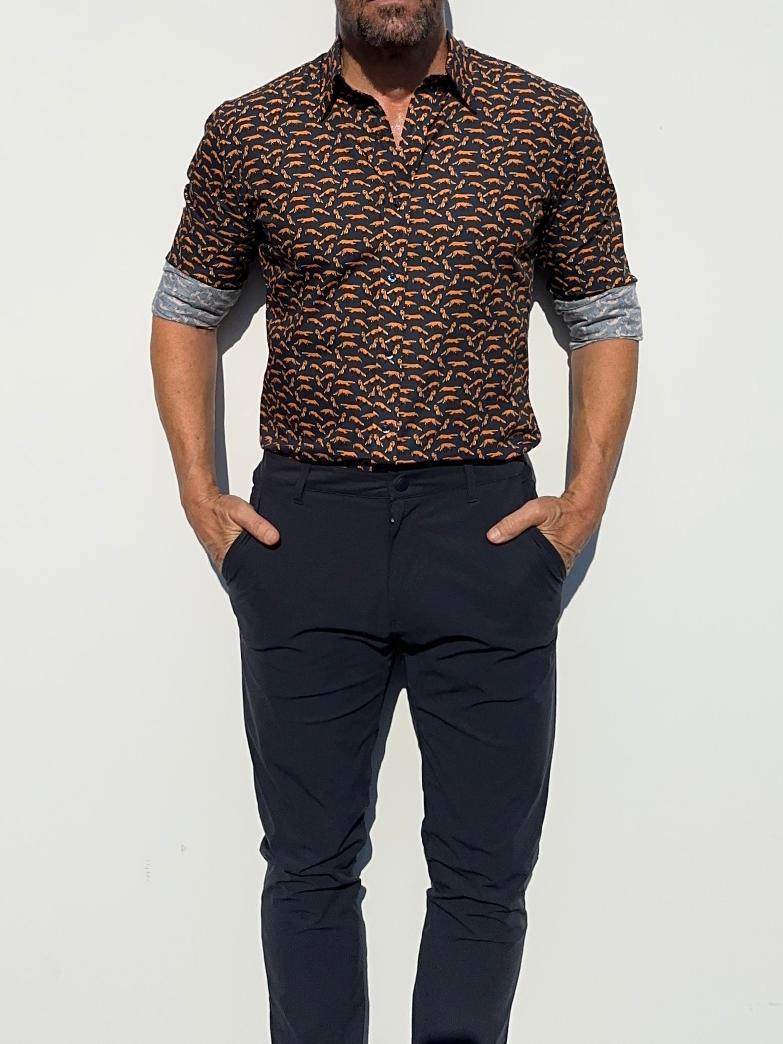 Small Print Party Shirt - Fox Party