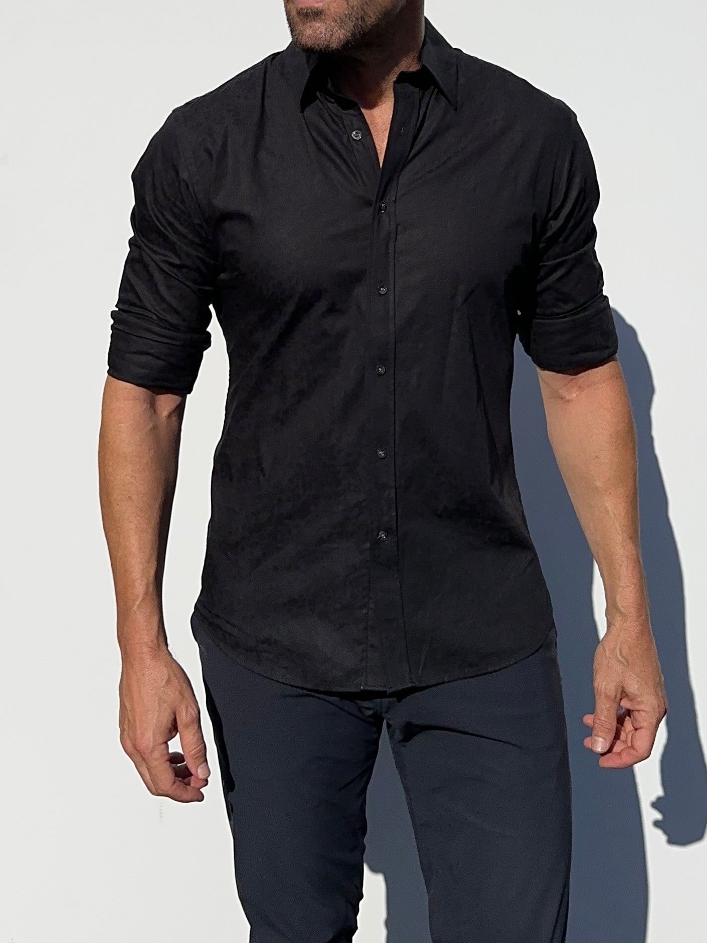 After-Dark Series - Black Floral Jacquard