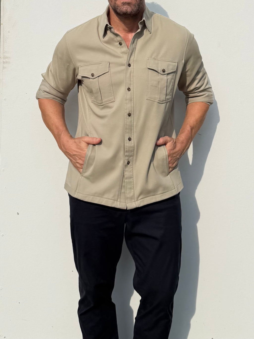 The Urban Legend Shirt-Jacket in Desert Tan - Tan