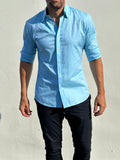 Wrinkle-Resistant OG Oxford - El Aqua