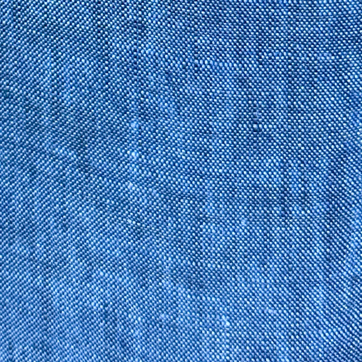Short Sleeve Linen Raider Shirt - Small Batch Series - Royal Blue Linen