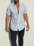 Geometric “T”s Party Shirt - Light Blue