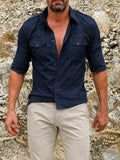 The Raider Shirt - Midnight Blue
