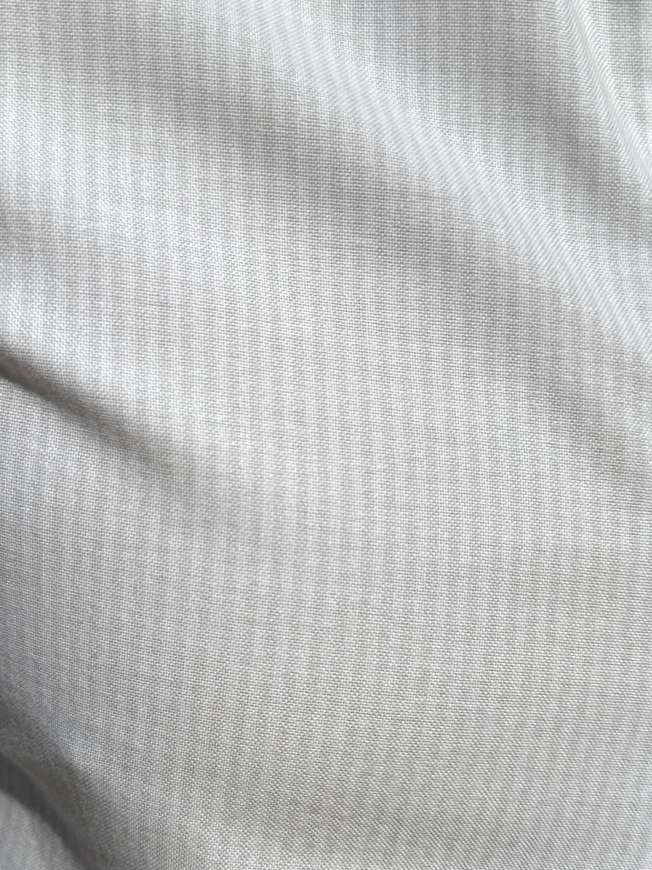 The Striped OCBD - Silver Pinstripe