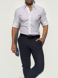 The Gabardine Dress Twill - White Gabardine