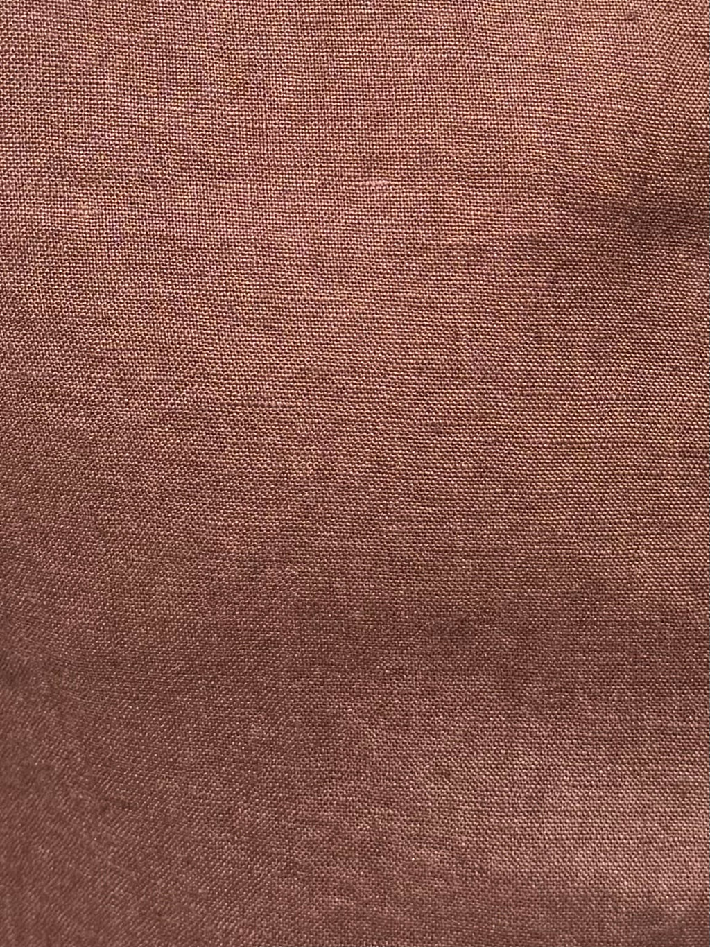 Long Sleeve 1-Pocket Robust Linen - Brown- Small Batch #663