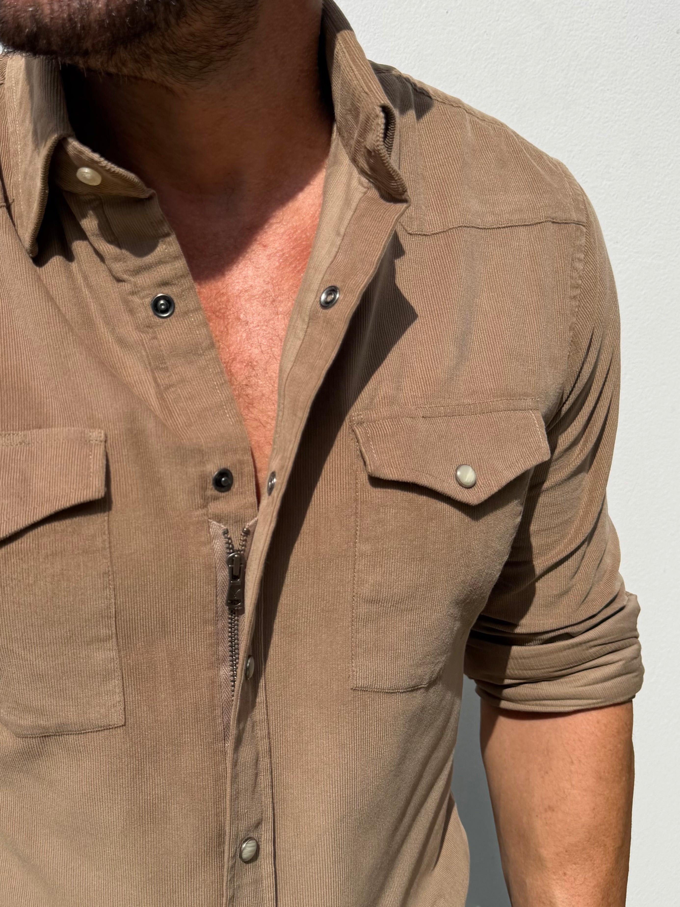 The Corduroy Western - Camel Light Brown