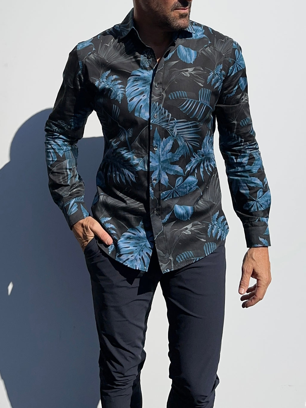 Midnight Jungle Party Shirt - Midnight