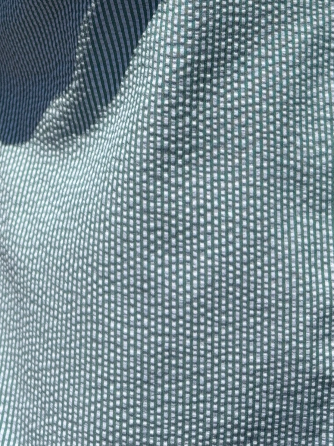 Striped Seersucker - Green