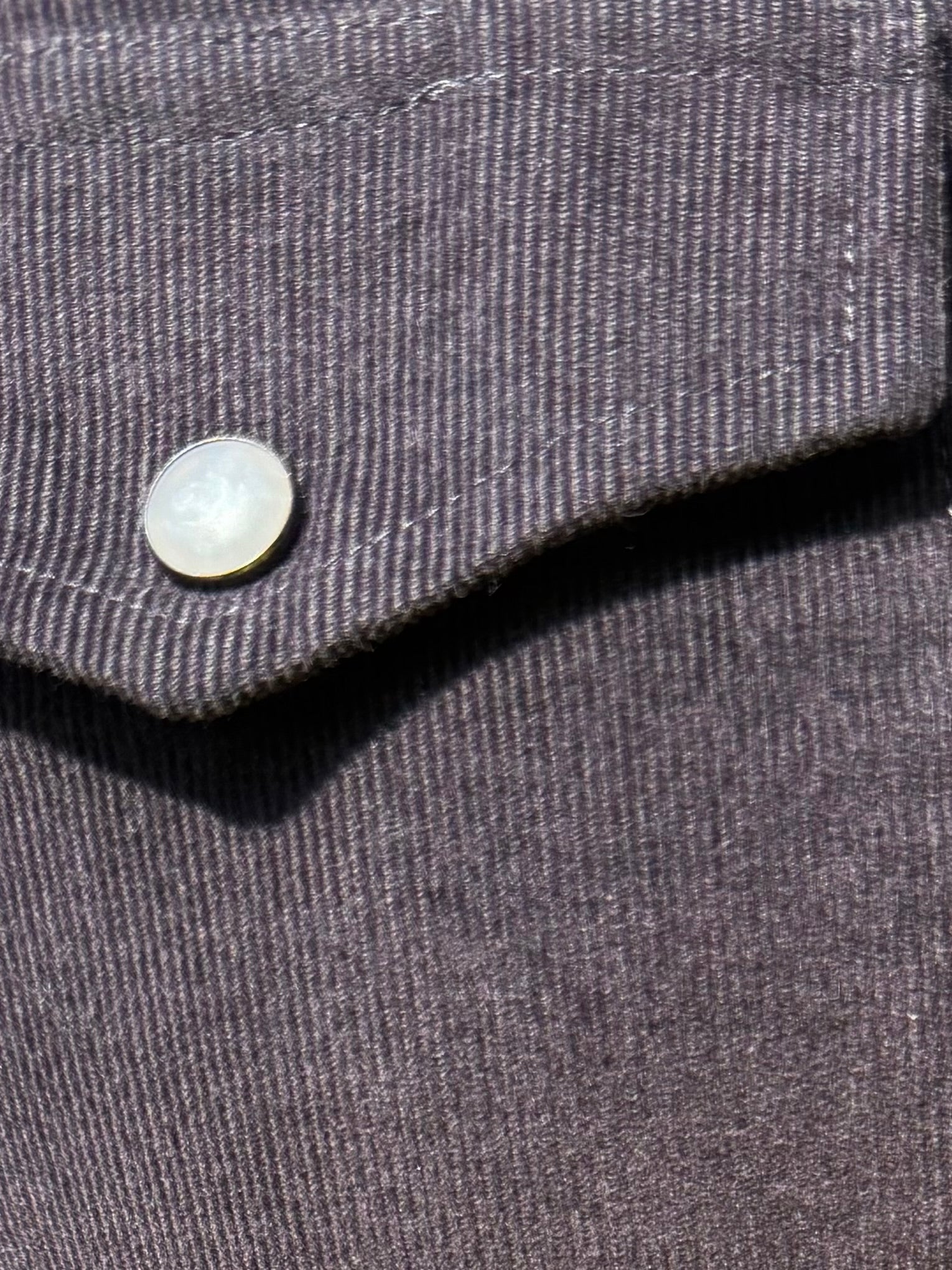 The Corduroy Western - Chocolate Brown/Gray