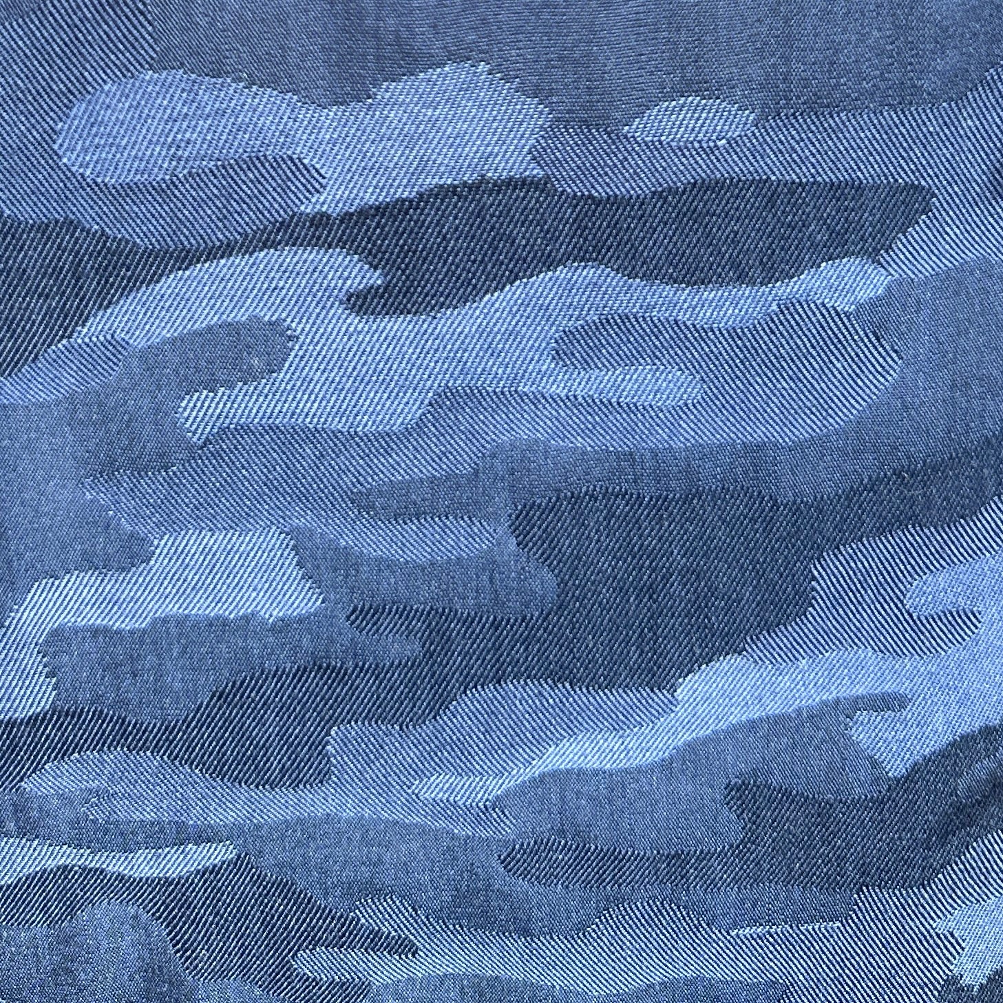 Urban Camo Jacquard - Midnight City Blue