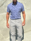 Short Sleeve Raider Shirt - Indigo