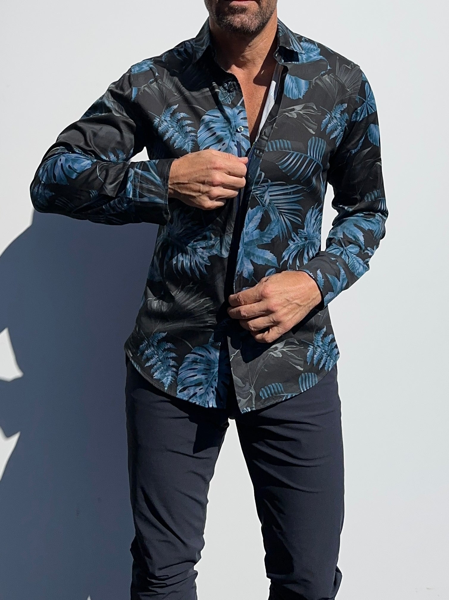 Midnight Jungle Party Shirt - Midnight