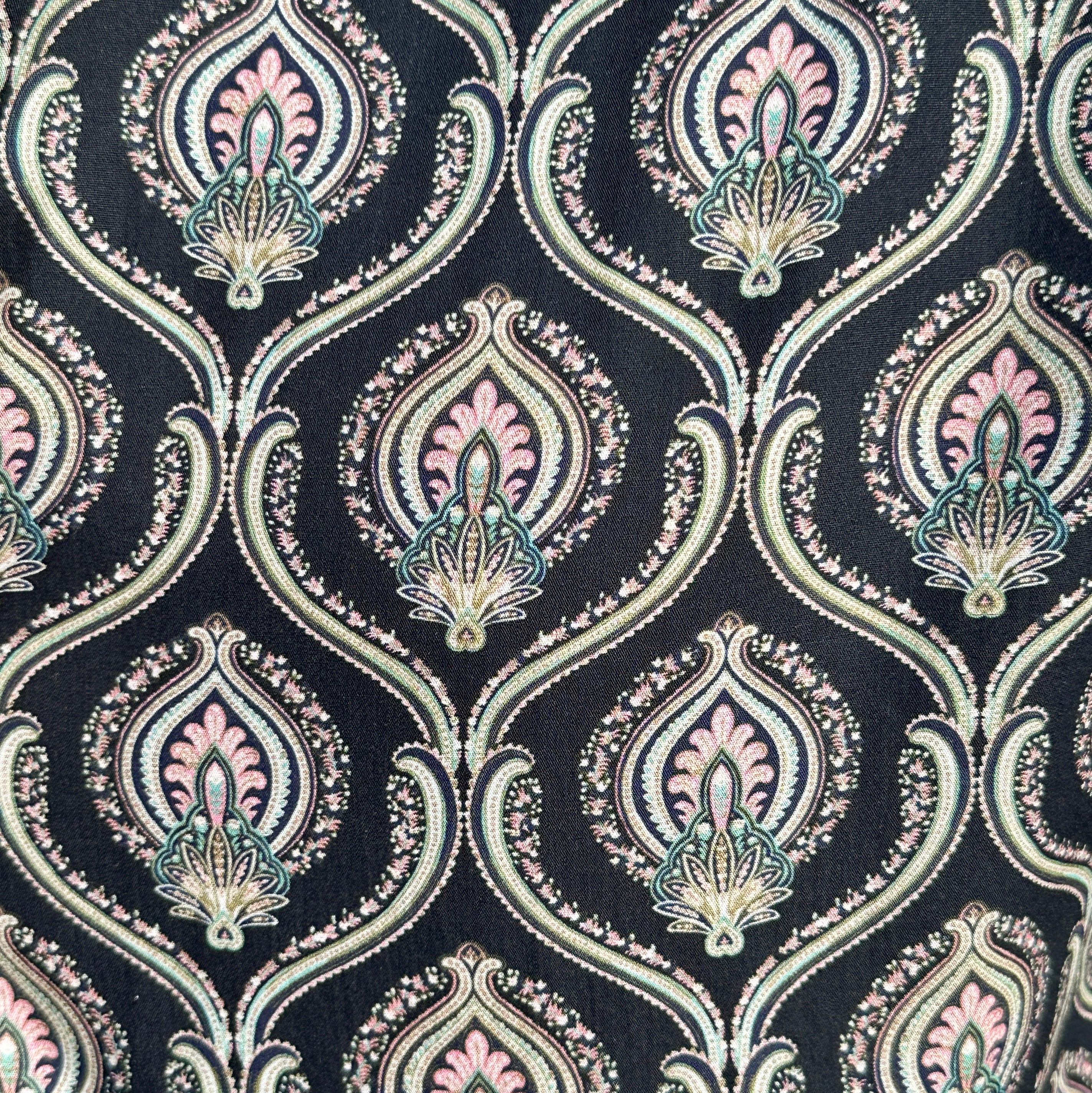 Short Sleeve Ornate Party Shirt - Midnight Blue
