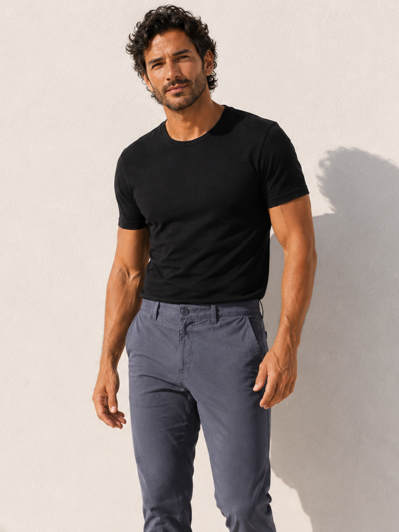 Crewneck T-Shirt in Tedra™ Light