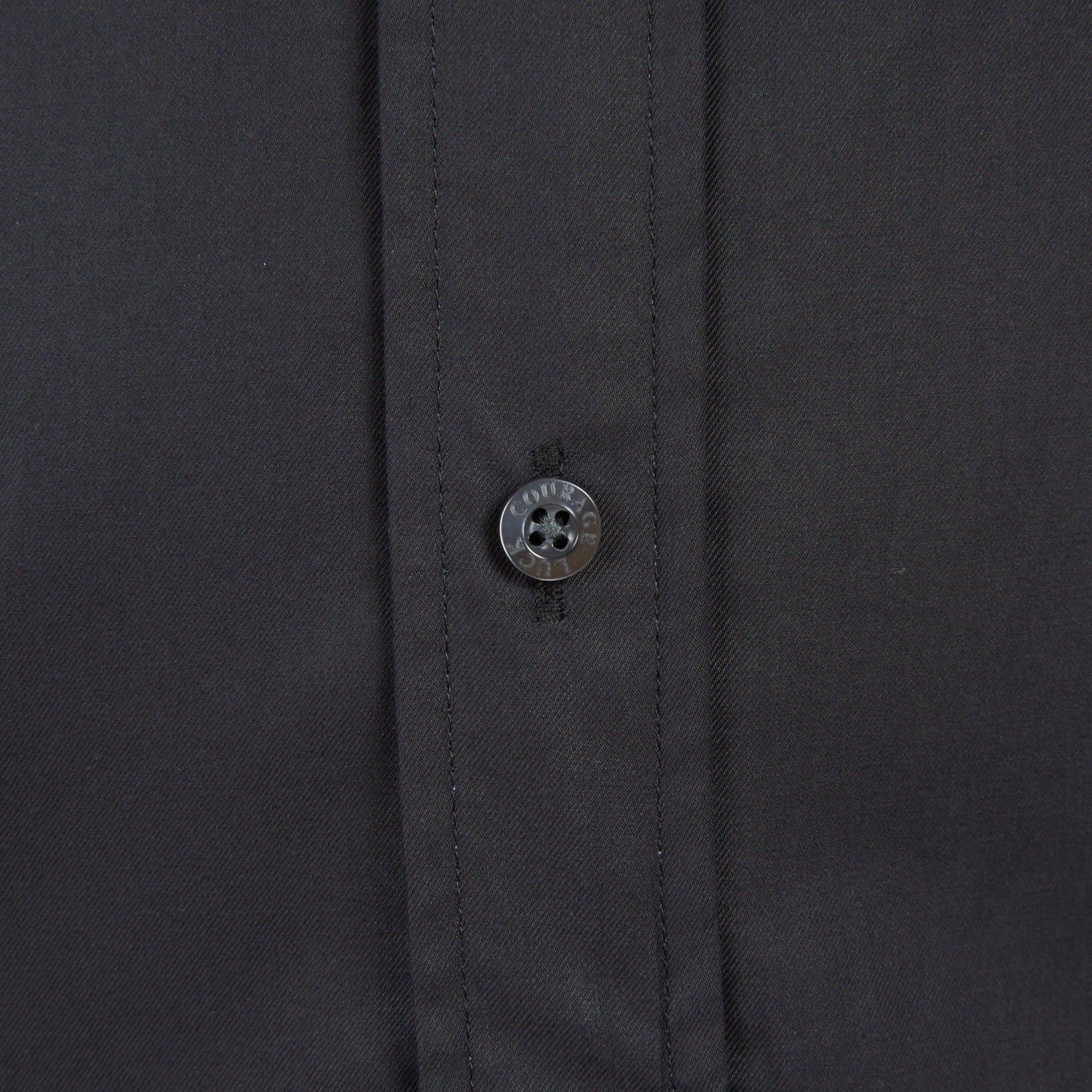 The Utility Shirt in Twill - Jet Black