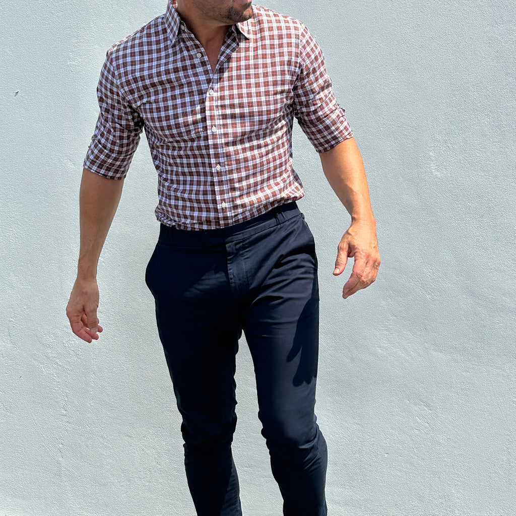 Red & White Organic Plaid - Red & White Plaid