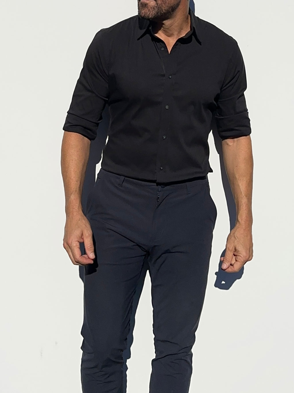 Mega-Stretch Performance Broadcloth - Black
