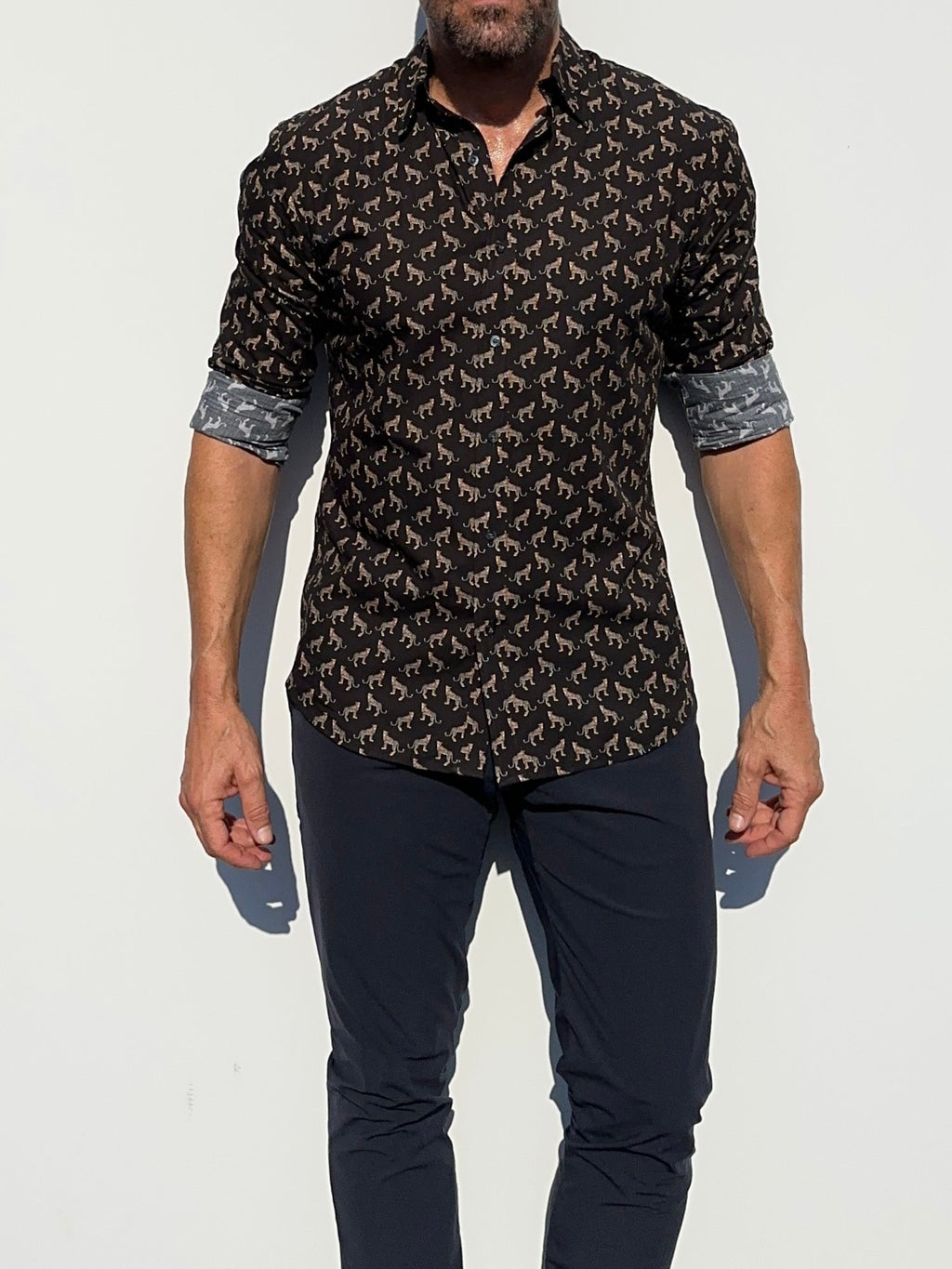 Small Print Party Shirt - The Cheetah