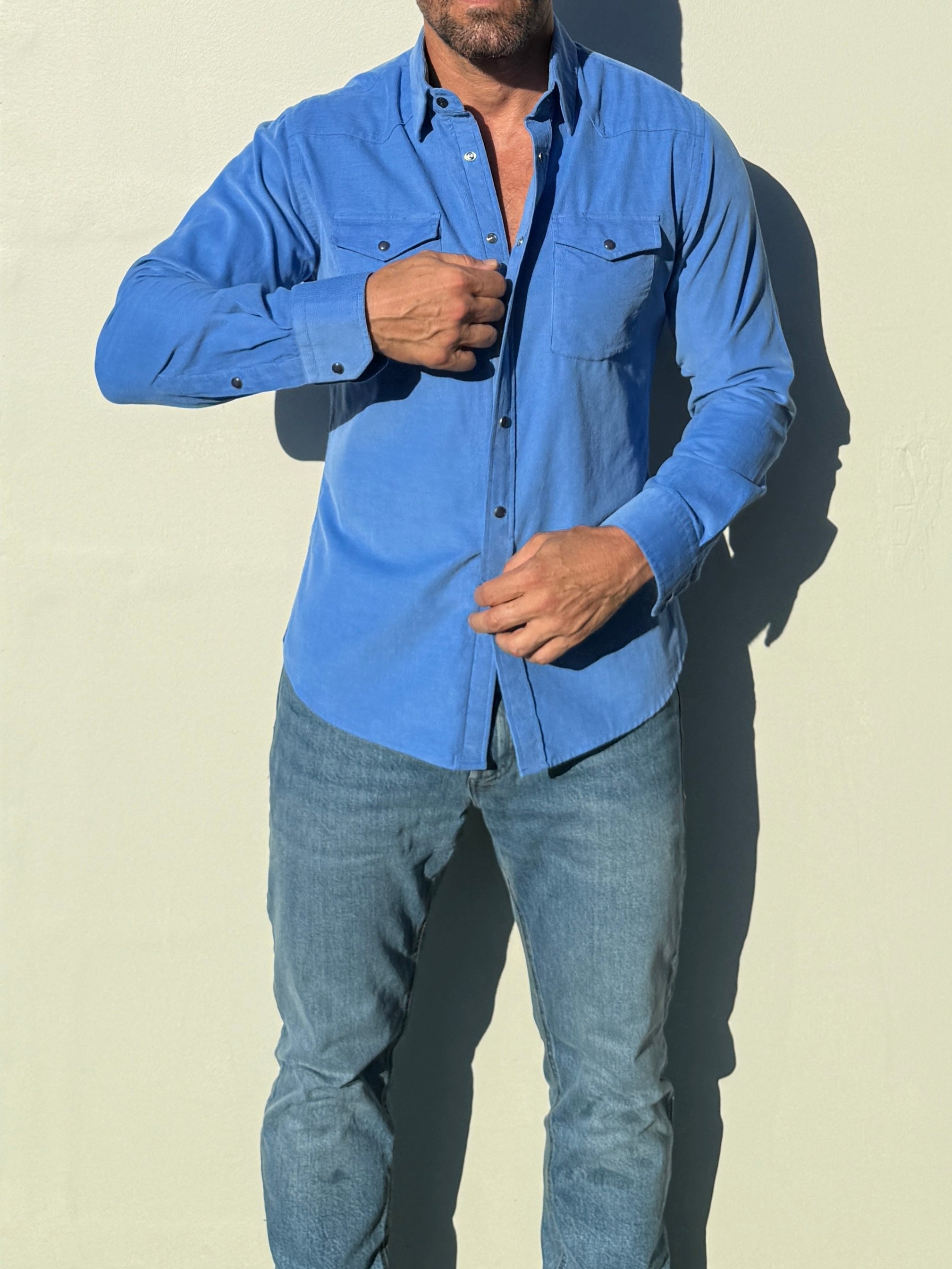 The Corduroy Western - Bright Sky Blue