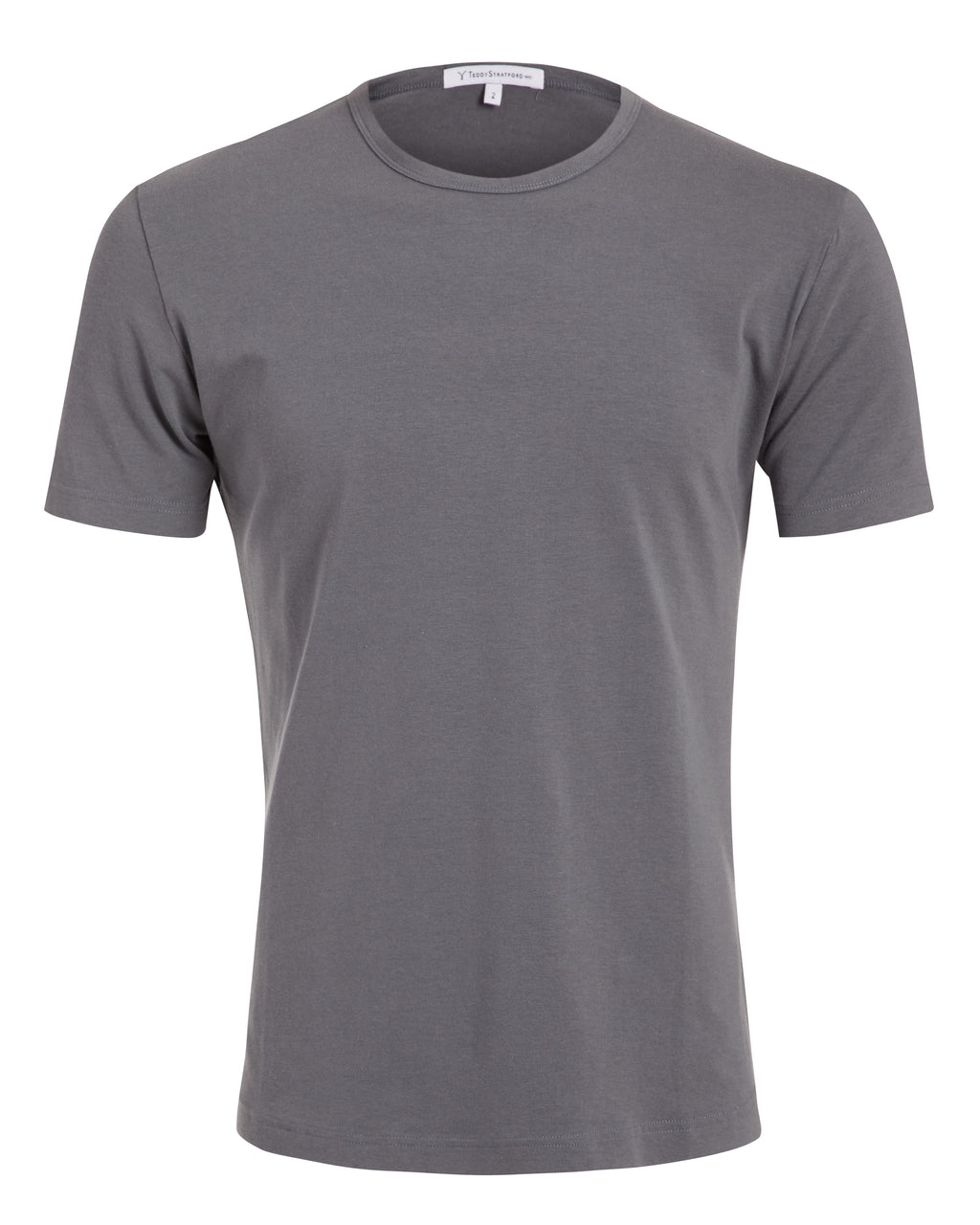 Crewneck T-shirt in Tedra™ - Gray