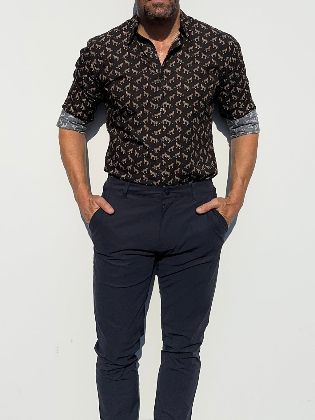 Small Print Party Shirt - The Cheetah