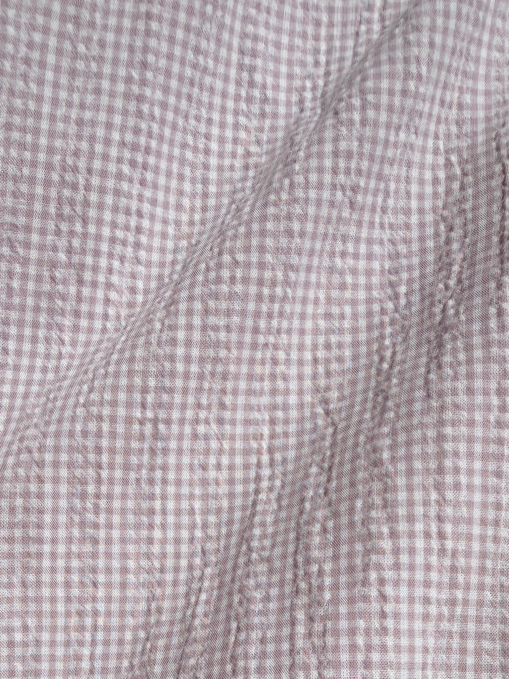 Mini-Gingham Seersucker - Pale Lavender