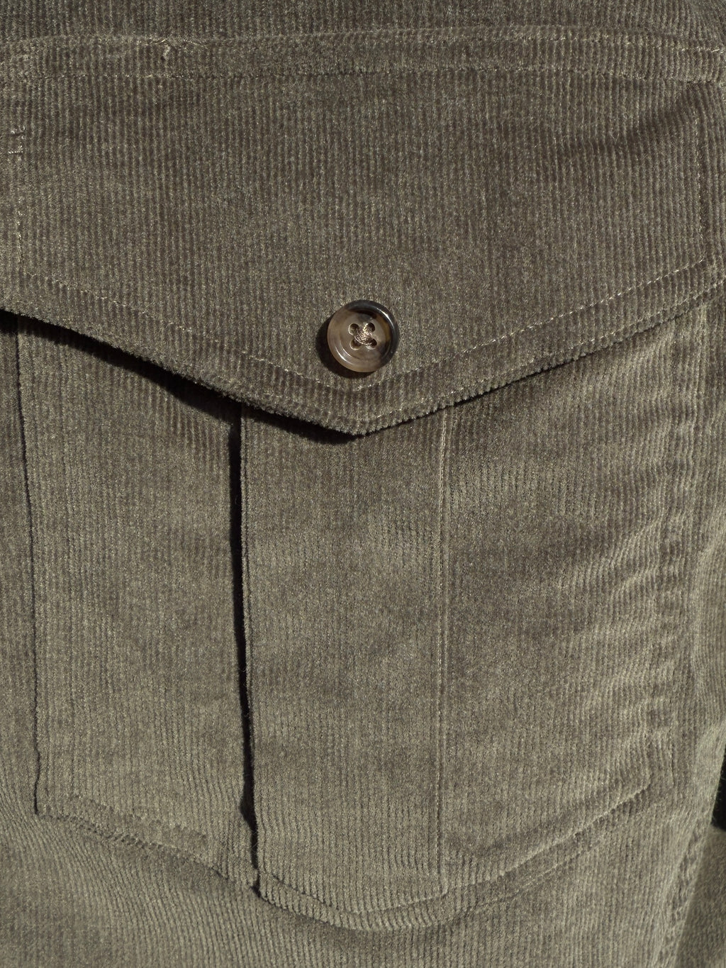 The Urban Legend Shirt Jacket in Corduroy - Dark Sage