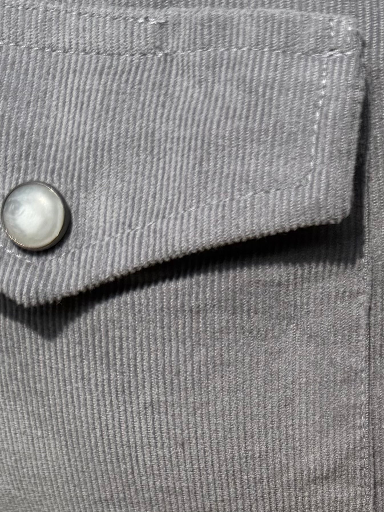 The Corduroy Western - Gunmetal Gray