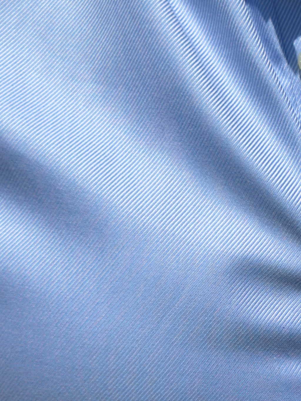 The Hidden Button Shirt in Lux Twill - Light Blue