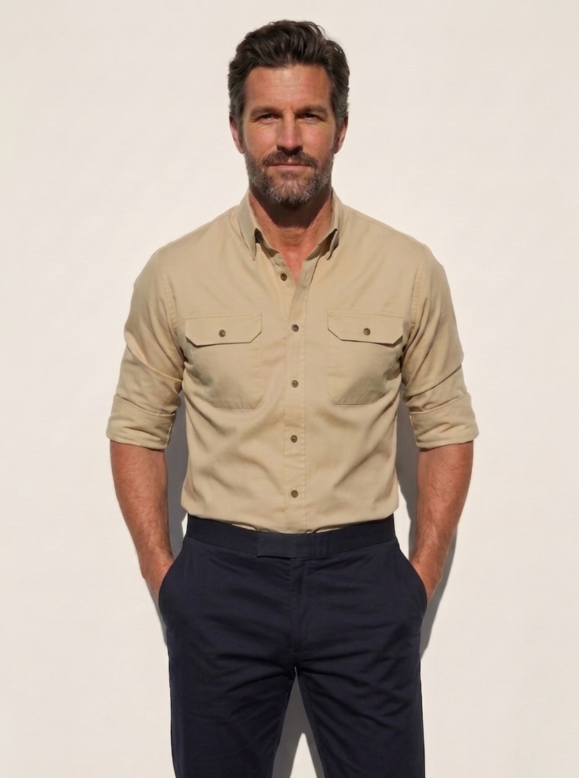 The Utility Shirt in Twill