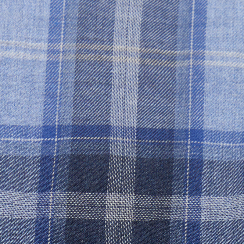 The Plaid Flannel Western - Blue Plaid Western