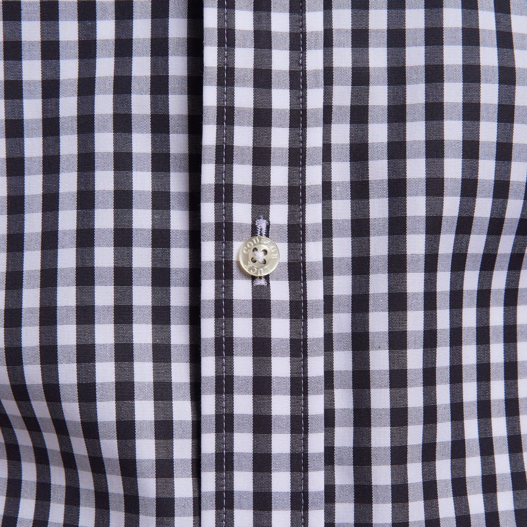 The Gingham Poplin - Black Gingham Poplin