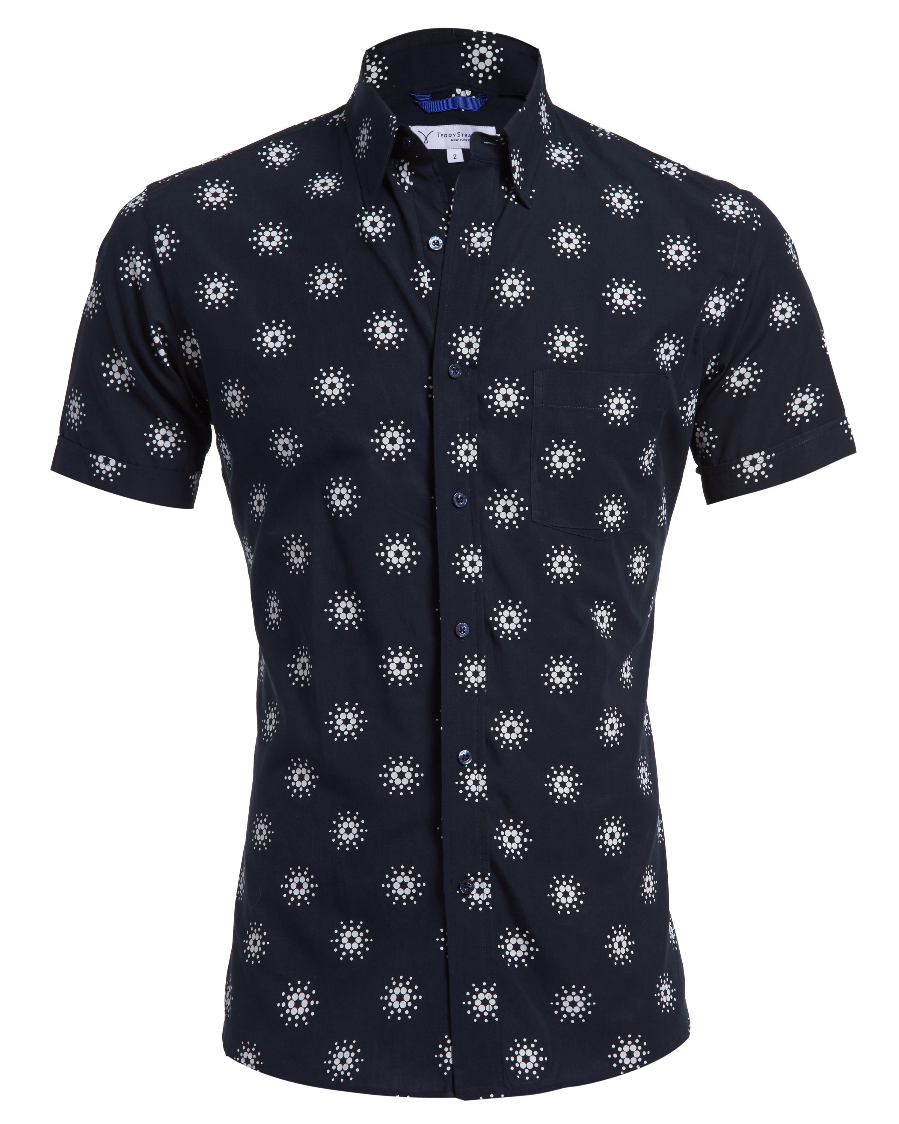 Cardano Summer - Navy Print