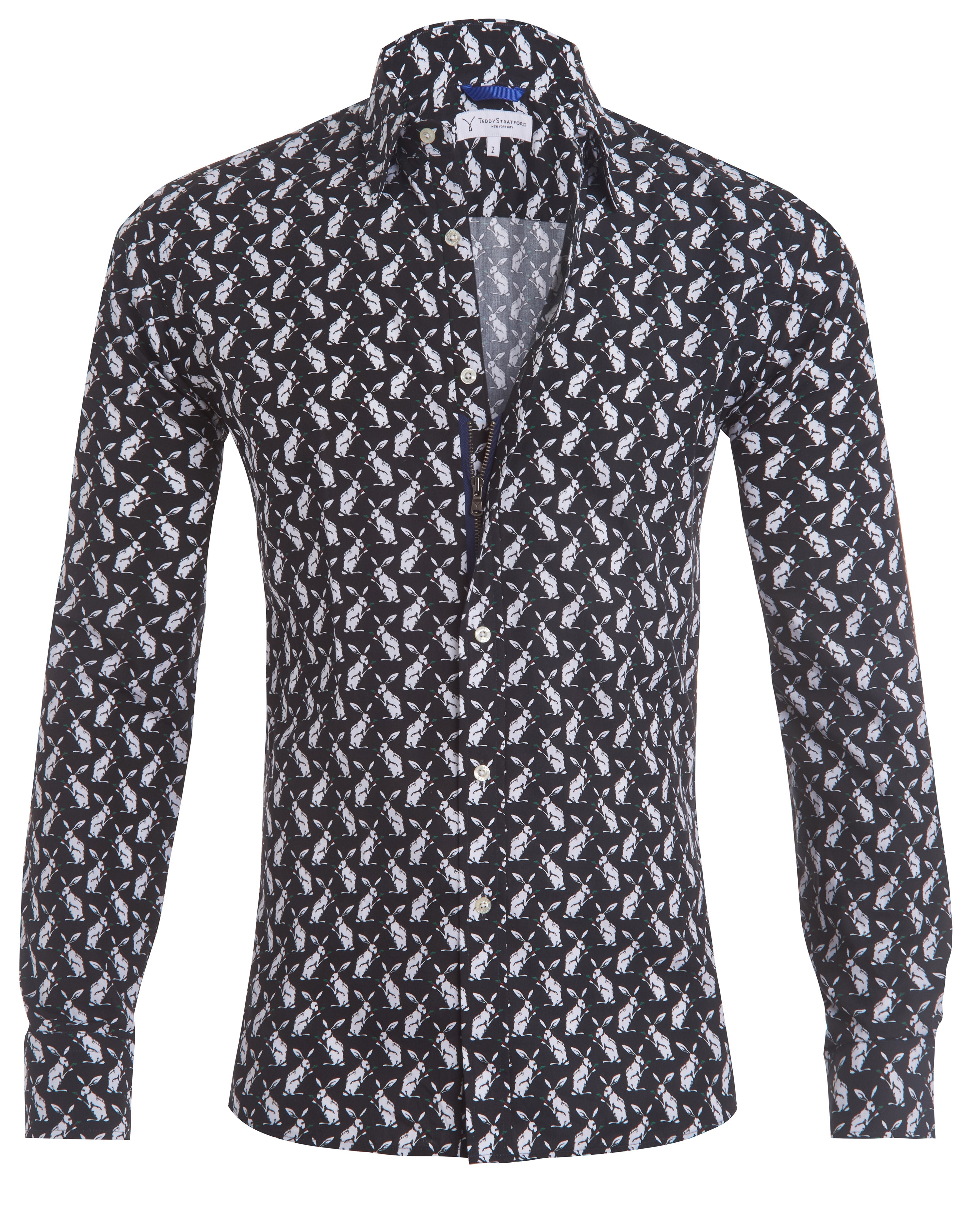 Small Print Party Shirt - Rabbit Run