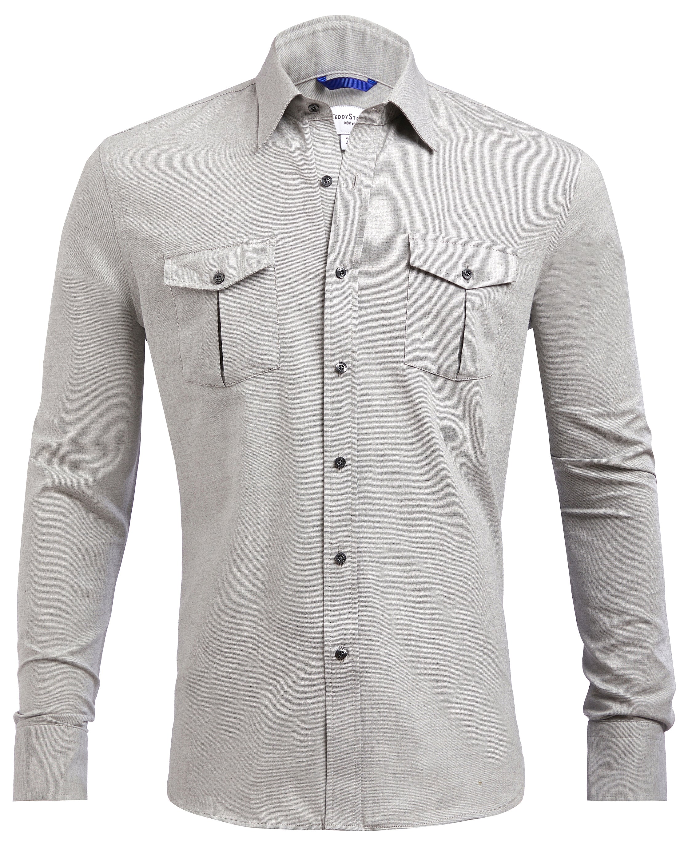The Two-Pocket Flannel - Stone