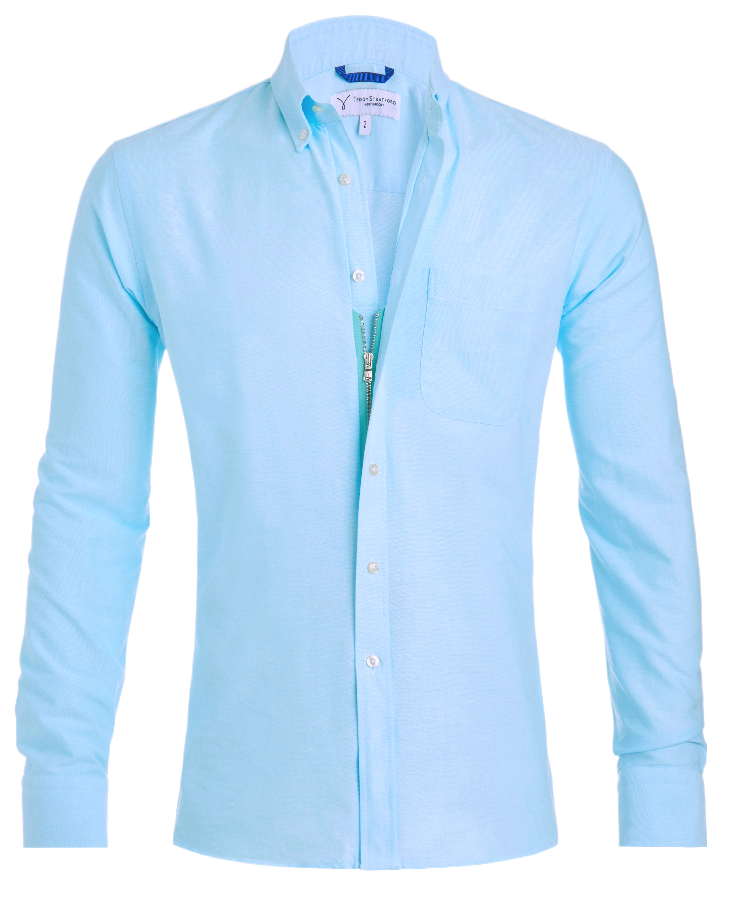 Oxford Cloth Button Down - Light Aqua