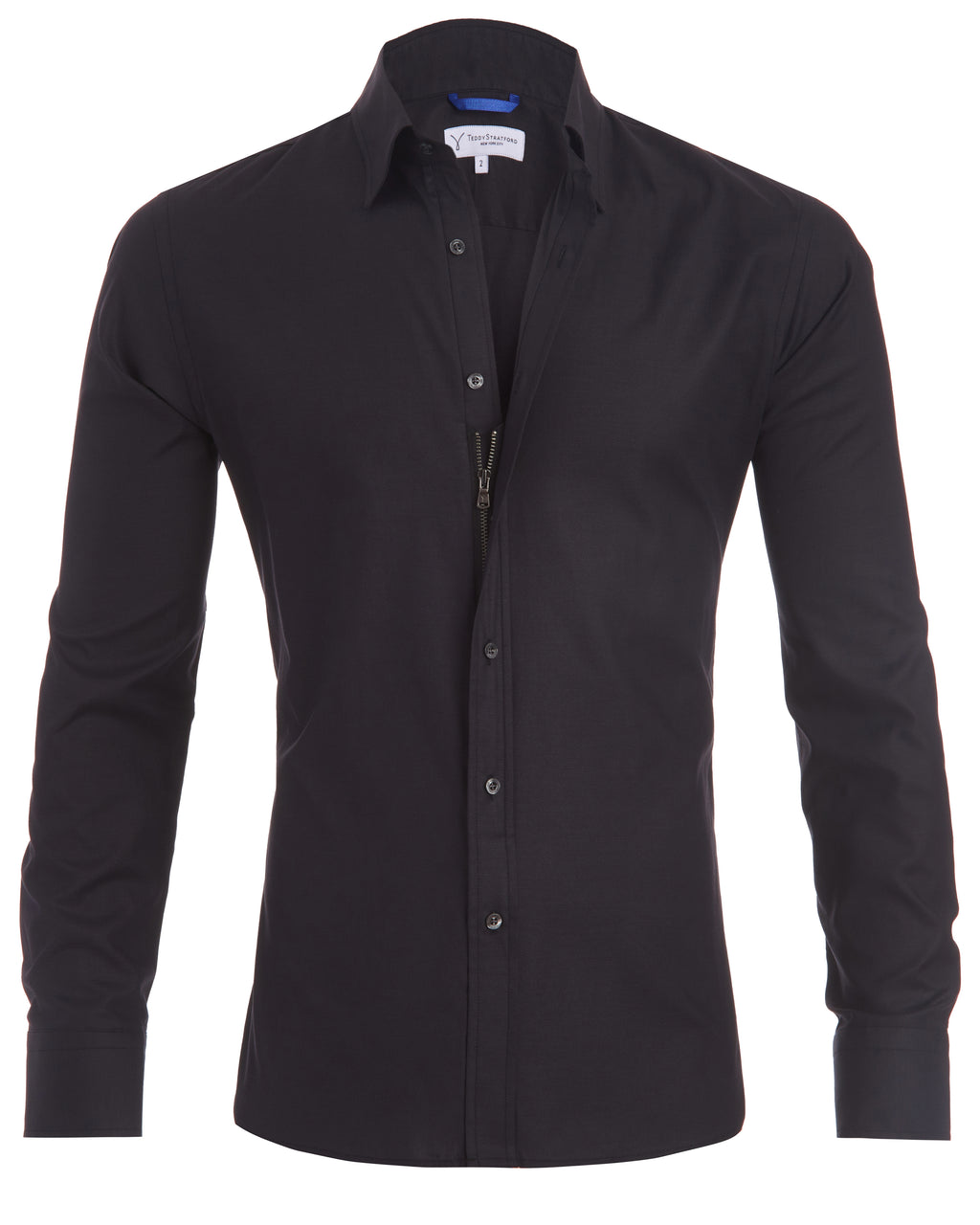 Stretch Royal Oxford - Black