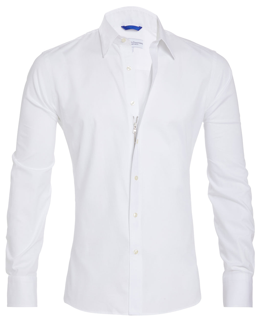 Stretch Royal Oxford - White
