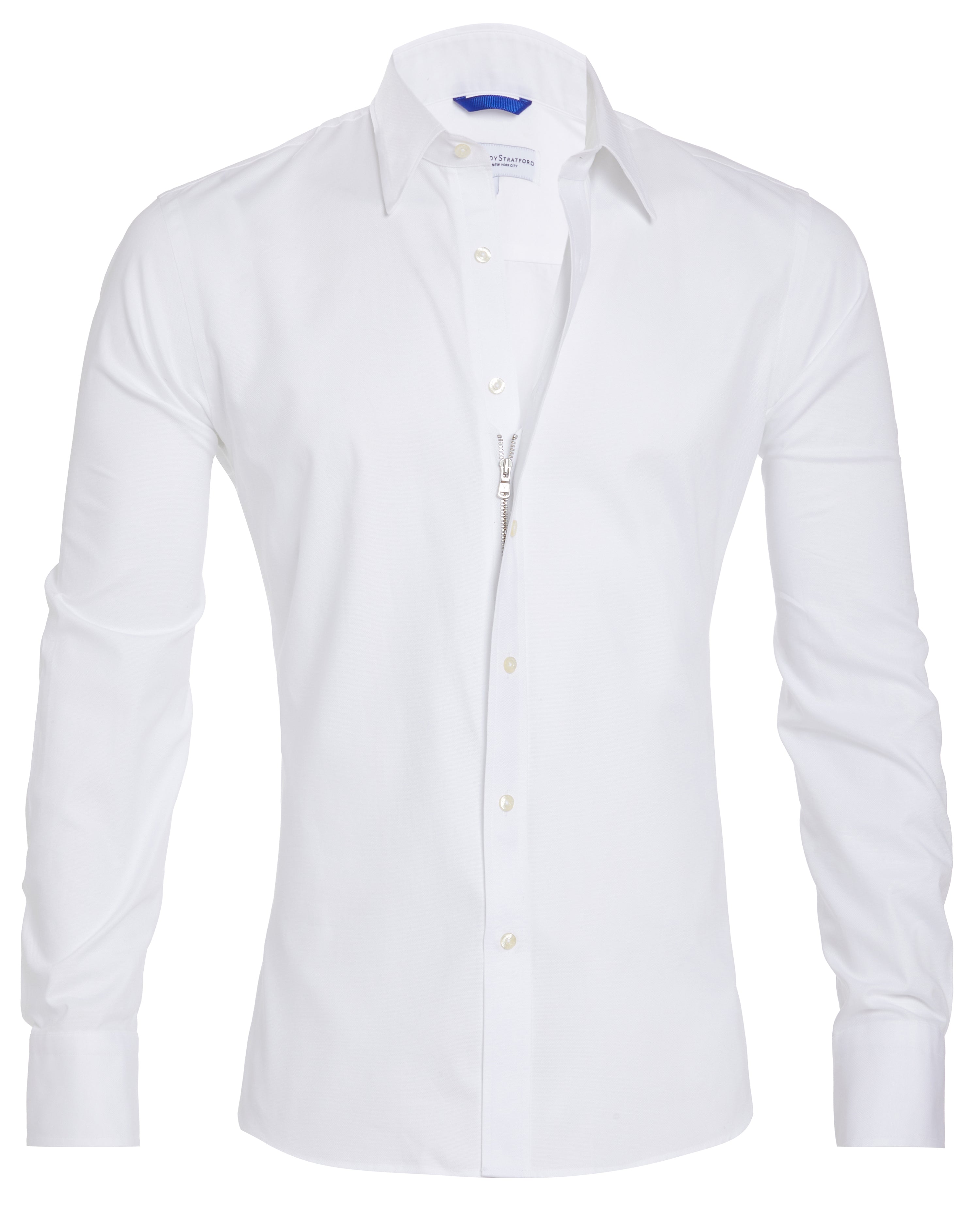 Stretch Royal Oxford - White