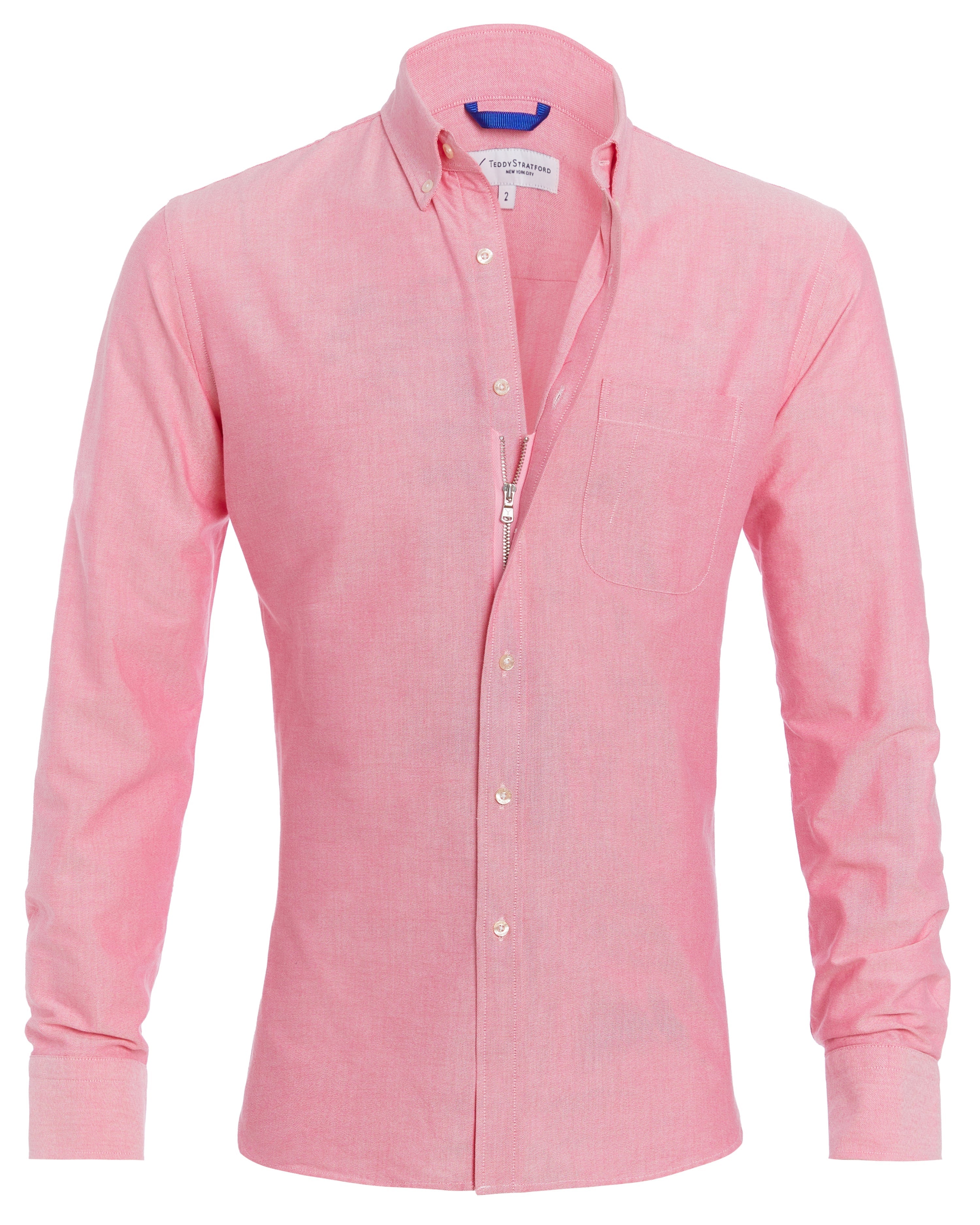 The Solid OCBD: Oxford Cloth Button Down in Red - Red