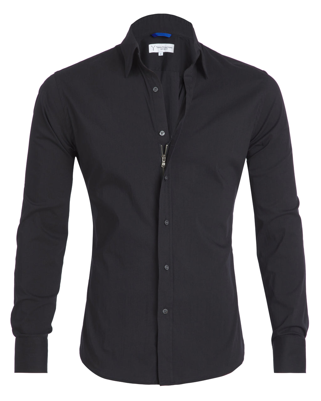 Mega-Stretch Performance Broadcloth - Black