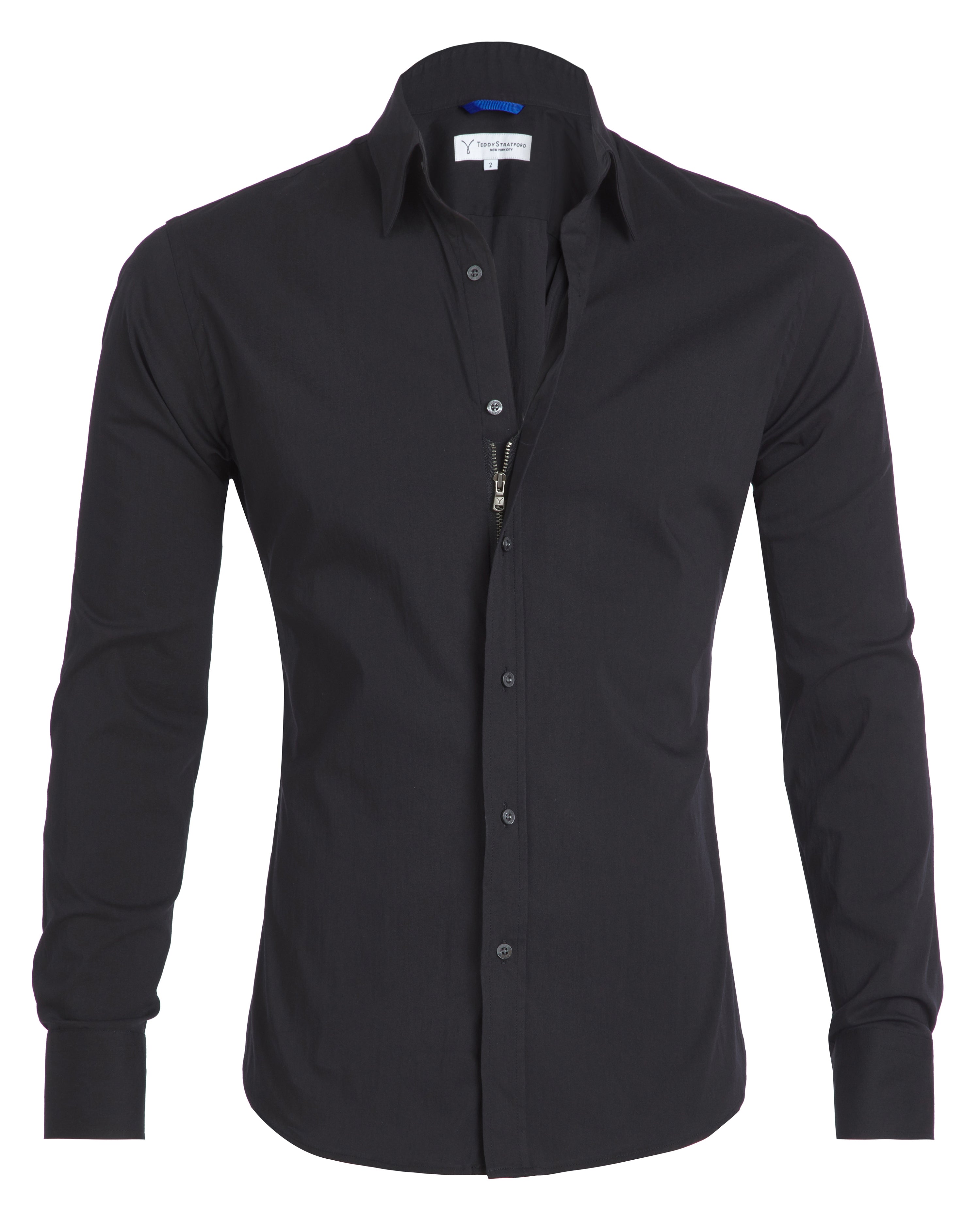 Mega-Stretch Performance Broadcloth - Black