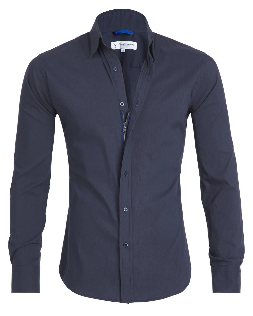 Mega-Stretch Performance Broadcloth - Dusty Midnight
