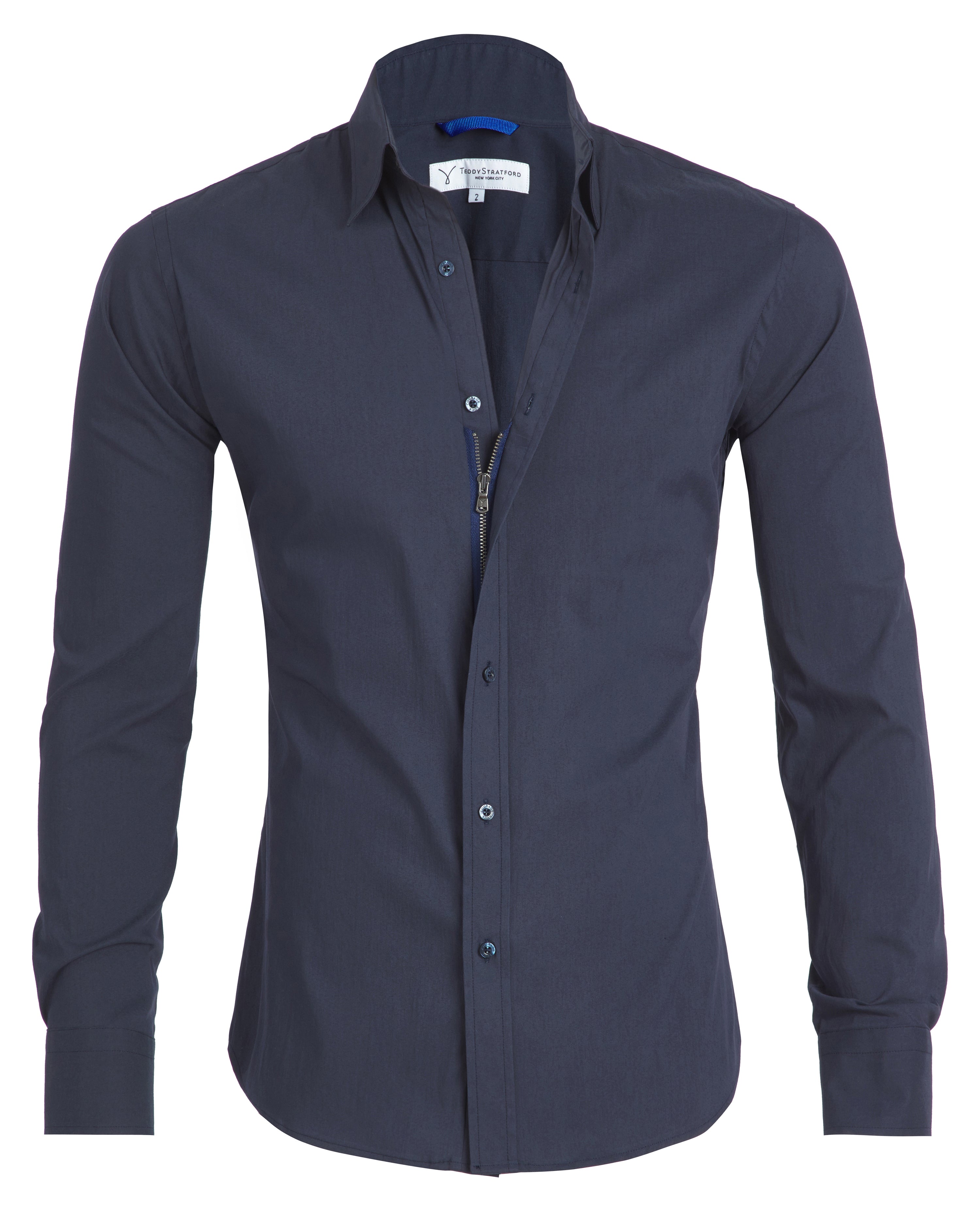 Mega-Stretch Performance Broadcloth - Dusty Midnight
